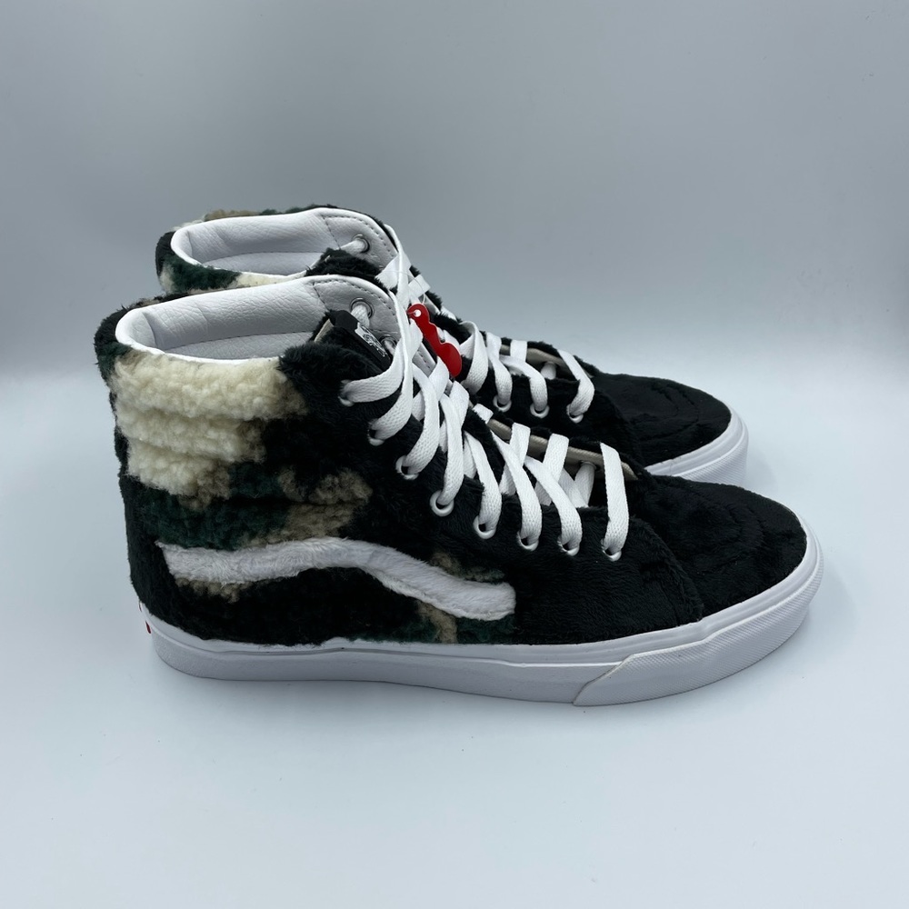 Vans Off the Wall Sk8-Hi Sherpa Camo Men’s‎ Sz 9 / 10